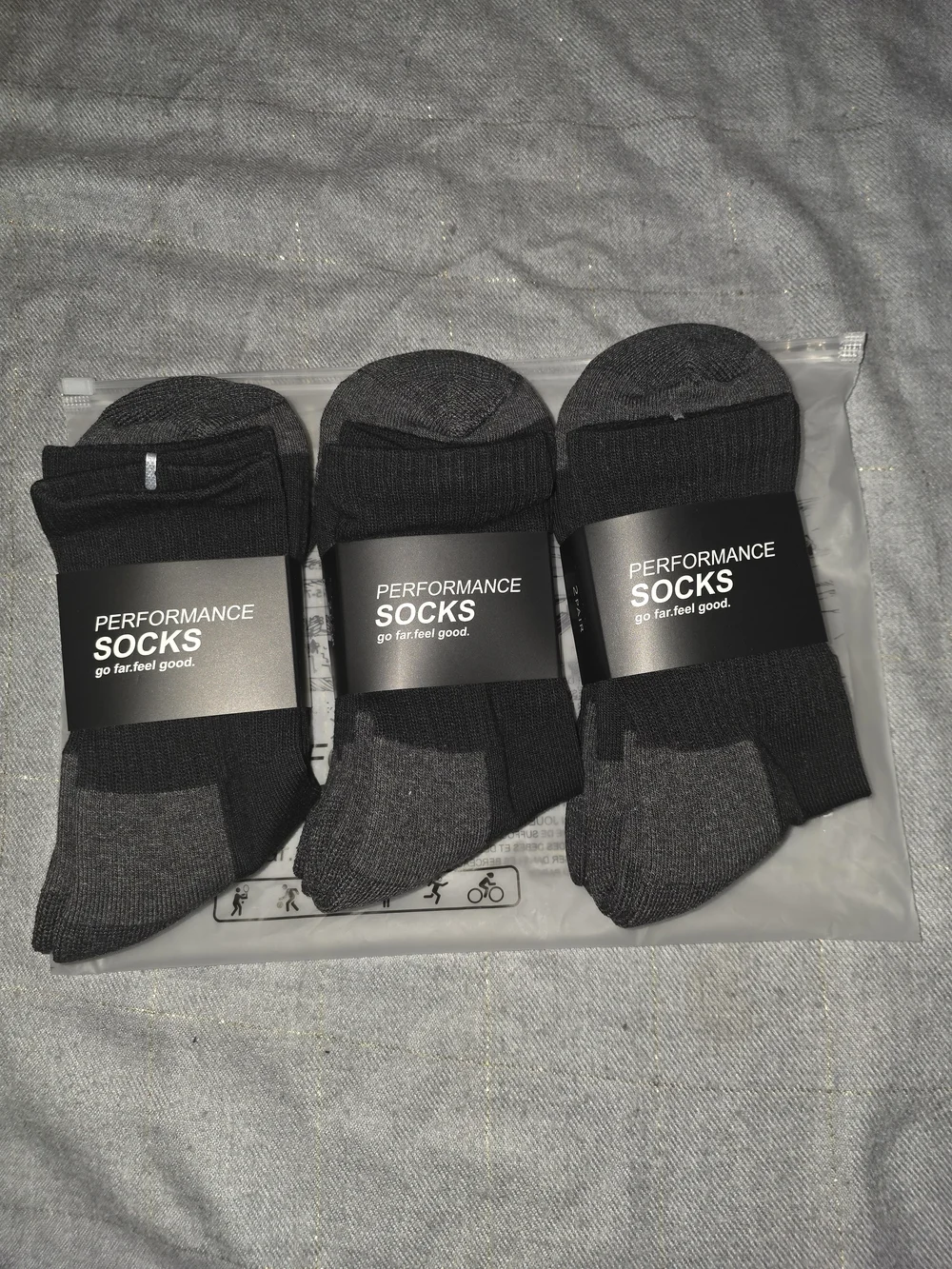 (Lrg) Cotton Crew Socks for Work Hiking, Thermal Warm Winter Boot Sock Cushioned
